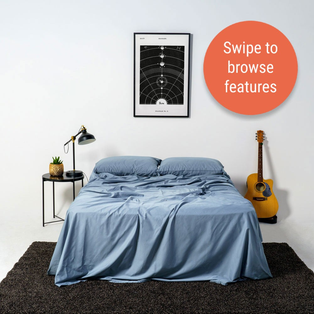 Bommie-Blue 2.0 Bedding Set (Clearance)