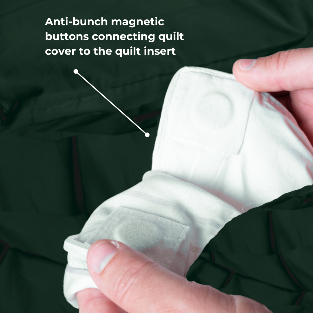 Mossman Magnetic Clip & Zip Quilt Cover
