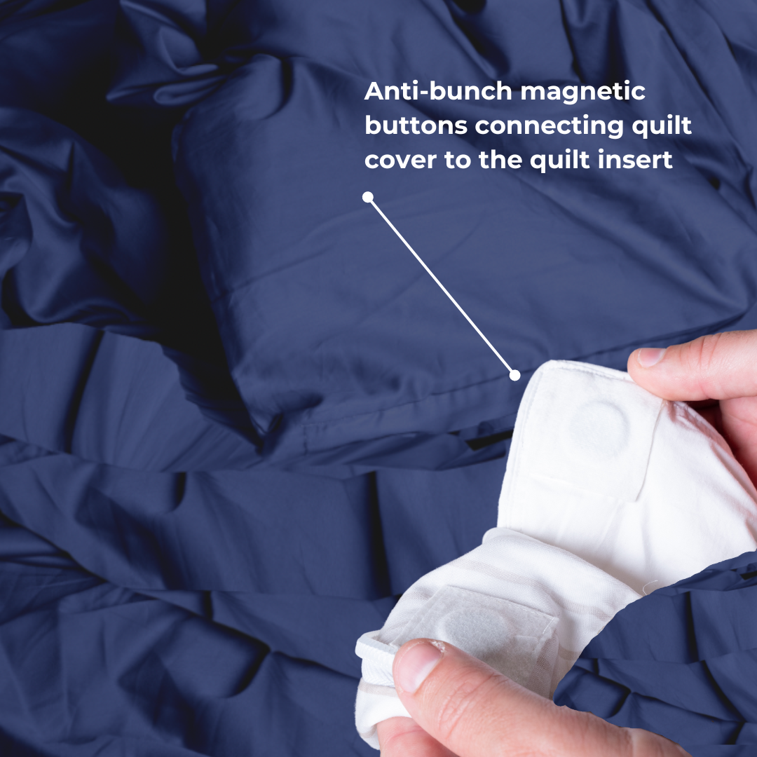 Pacific Magnetic Clip & Zip Quilt Cover